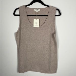KINROSS 100% Cashmere Tank-Top